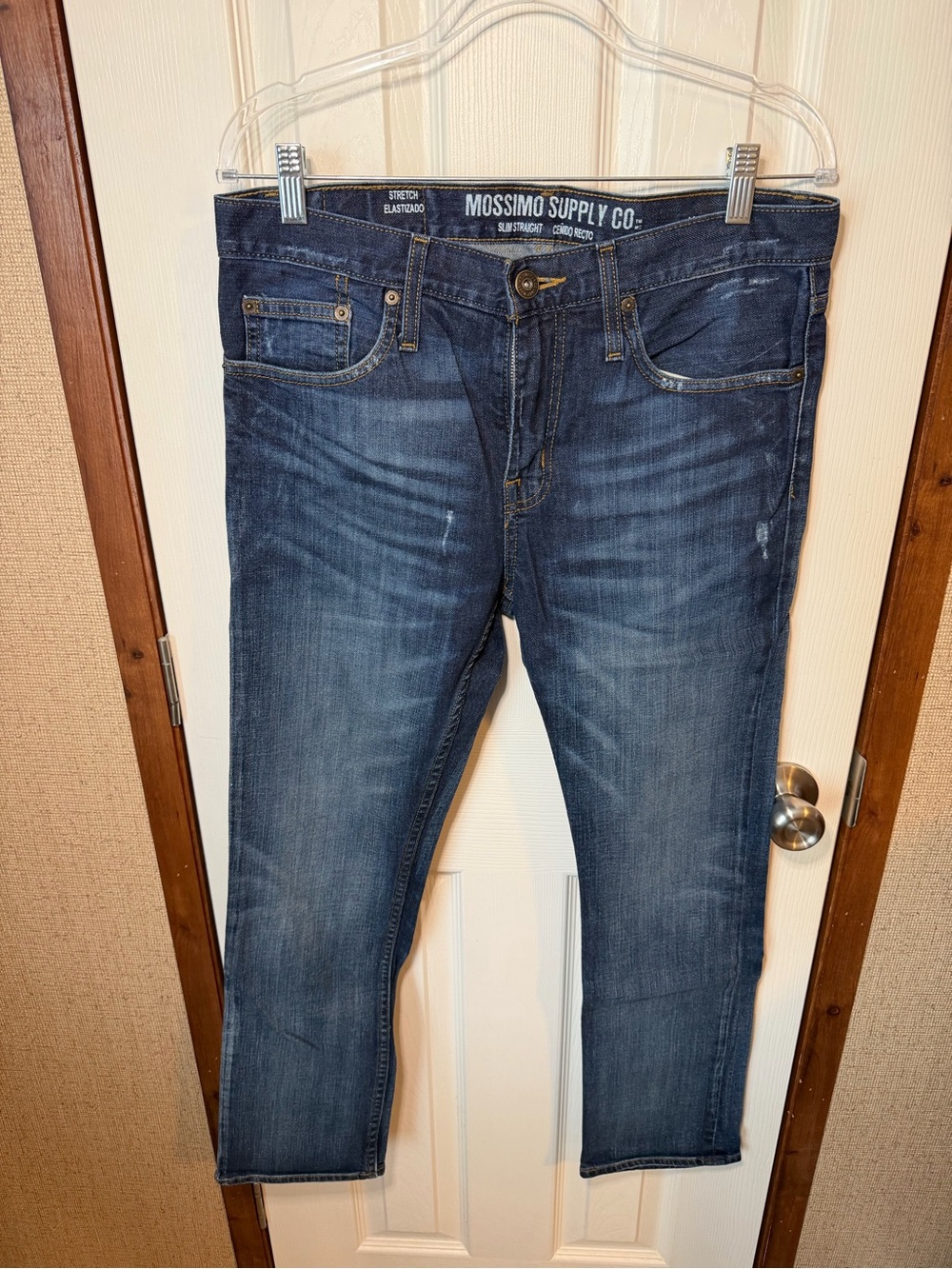 Mossimo Supply Co. Men’s Slim Straight Jeans - Dark Blue